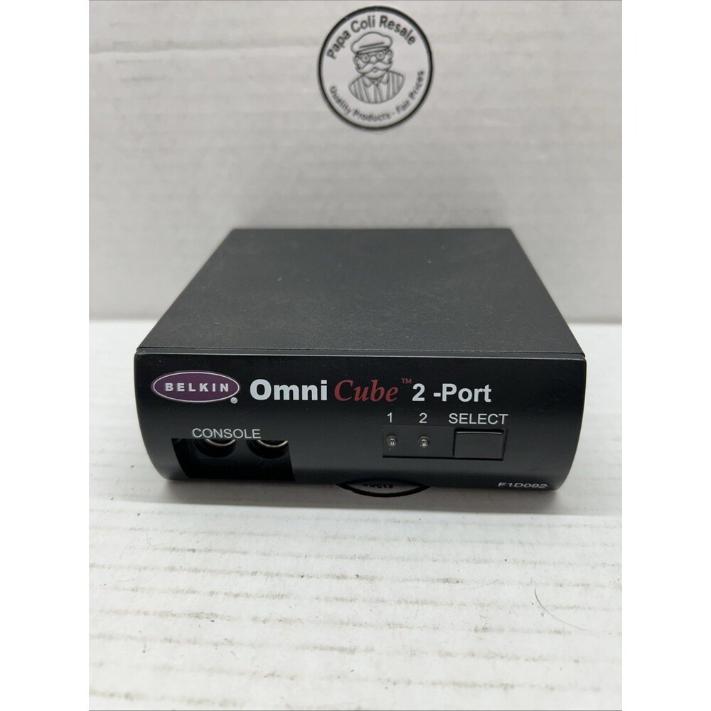 Belkin Omni Cube Computer Console Adapter DC 9V 600mA 2 Port FID092
